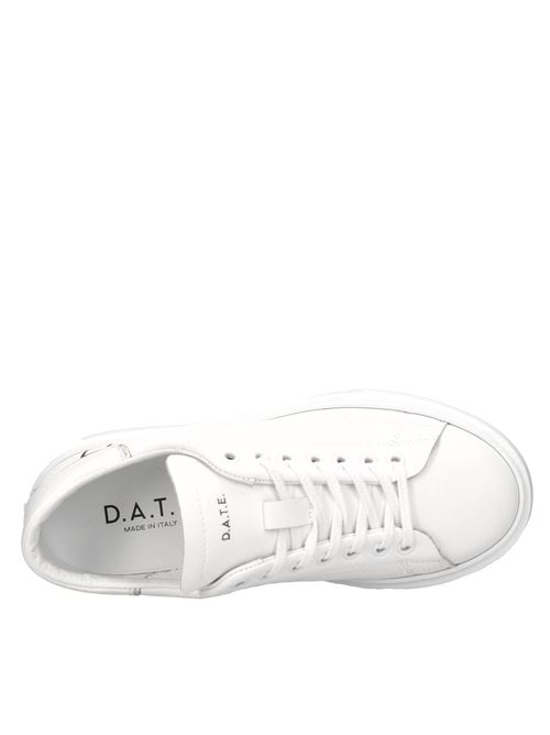 Sneakers modello SFERA in pelle e tessuto D.A.T.E. | SFERA CALFBIANCO